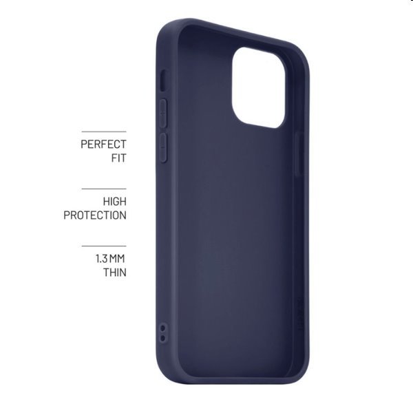 FIXED Story hátlapi gumírozott tok Samsung Galaxy S24 számára, kék