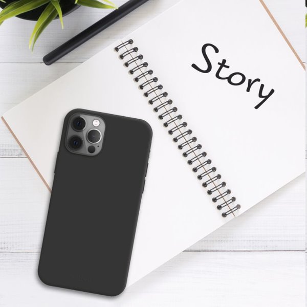 FIXED Story hátlapi gumírozott tok Samsung Galaxy S24 Ultra számára, fekete FIXED Story hátlapi gumírozott tok Samsung Galaxy S24 Ultra számára, fekete