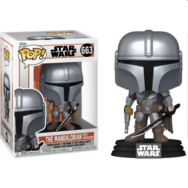 POP! The Mandalorian with Darksaber (Star Wars: The Mandalorian) POP! The Mandalorian with Darksaber (Star Wars: The Mandalorian)