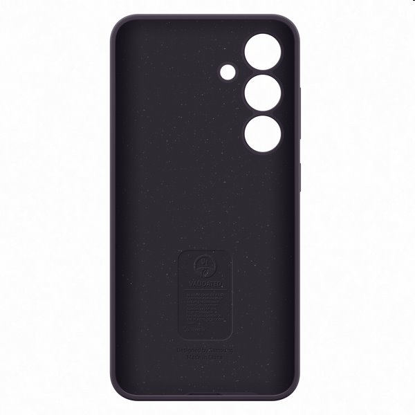 Silicone Cover tok Samsung Galaxy S24 számára, dark violet Silicone Cover tok Samsung Galaxy S24 számára, dark violet