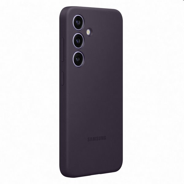 Silicone Cover tok Samsung Galaxy S24 számára, dark violet Silicone Cover tok Samsung Galaxy S24 számára, dark violet