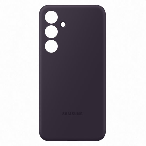Silicone Cover tok Samsung Galaxy S24 Plus számára, dark violet