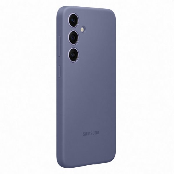 Silicone Cover tok Samsung Galaxy S24 Plus számára, violet