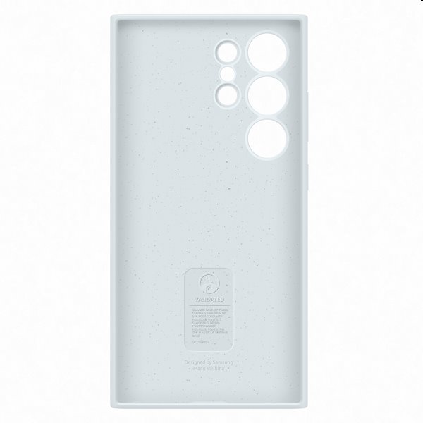 Silicone Cover tok Samsung Galaxy S24 Ultra számára, fehér