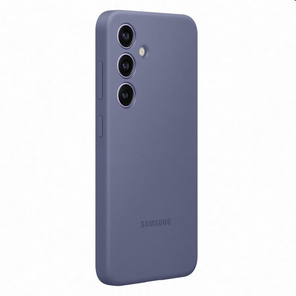 Silicone Cover tok Samsung Galaxy S24 számára, violet