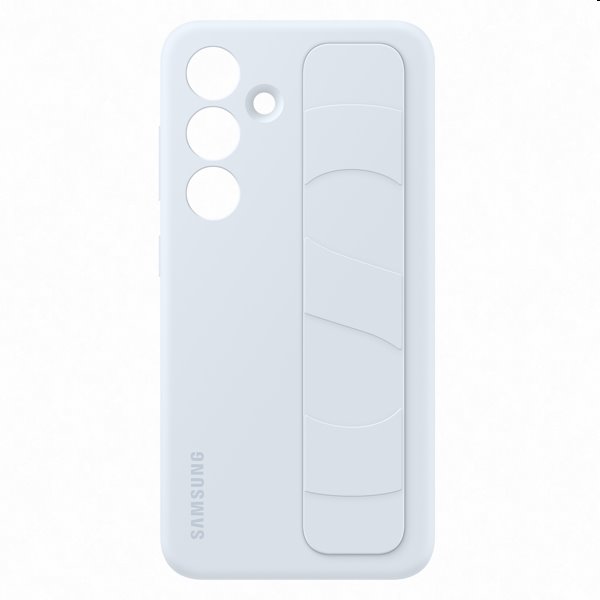 Silicone Grip Cover tok Samsung Galaxy S24 számára, light blue