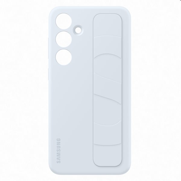 Silicone Grip Cover tok Samsung Galaxy S24 Plus számára, light blue