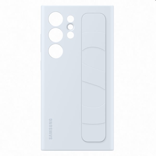 Silicone Grip Cover tok Samsung Galaxy S24 Ultra számára, light blue Silicone Grip Cover tok Samsung Galaxy S24 Ultra számára, light blue