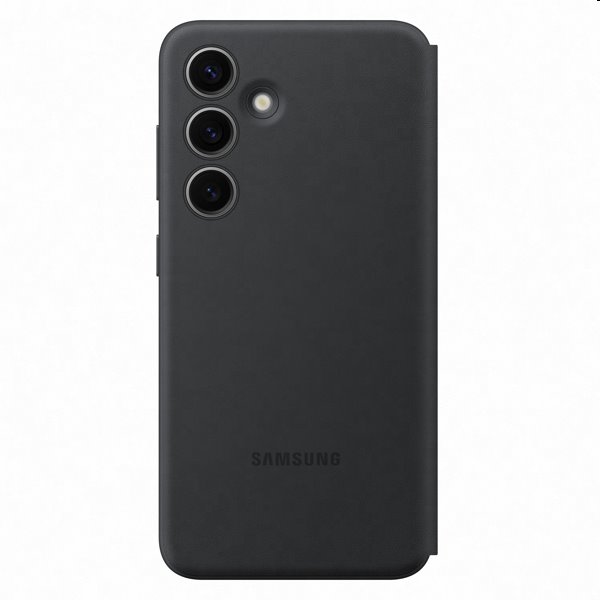 Smart View Wallet tok Samsung Galaxy S24 számára, fekete