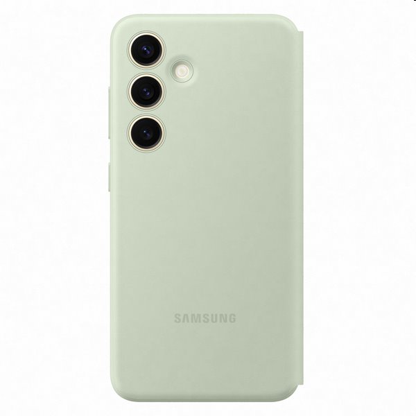 Smart View Wallet tok Samsung Galaxy S24 számára, light zöld