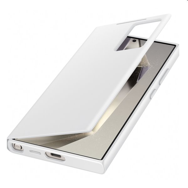 Smart View Wallet tok Samsung Galaxy S24 Ultra számára, fehér