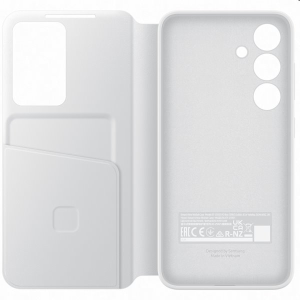 Smart View Wallet tok Samsung Galaxy S24 számára, fehér