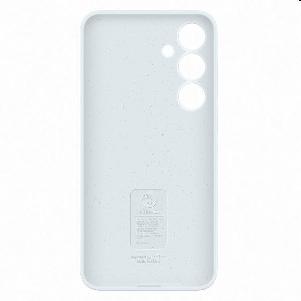 Silicone Cover tok Samsung Galaxy S24 Plus számára, fehér Silicone Cover tok Samsung Galaxy S24 Plus számára, fehér