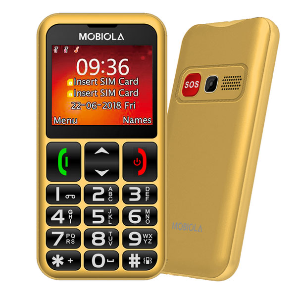Mobiola MB700, Dual SIM, arany