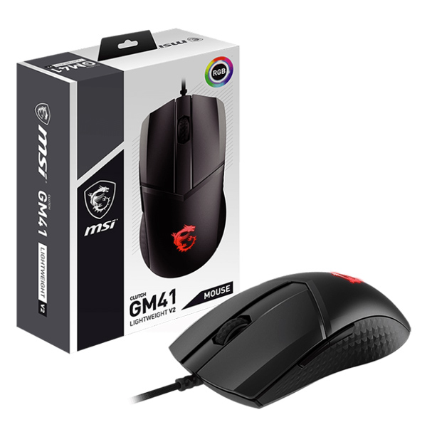 MSI Clutch GM41 Lightweight V2, fekete MSI Clutch GM41 Lightweight V2, fekete