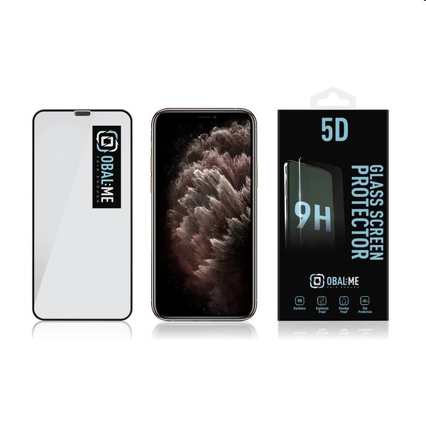 OBAL:ME 5D Edzett védőüveg Apple iPhone 11 Pro/ XS/X számára, fekete OBAL:ME 5D Edzett védőüveg Apple iPhone 11 Pro/ XS/X számára, fekete