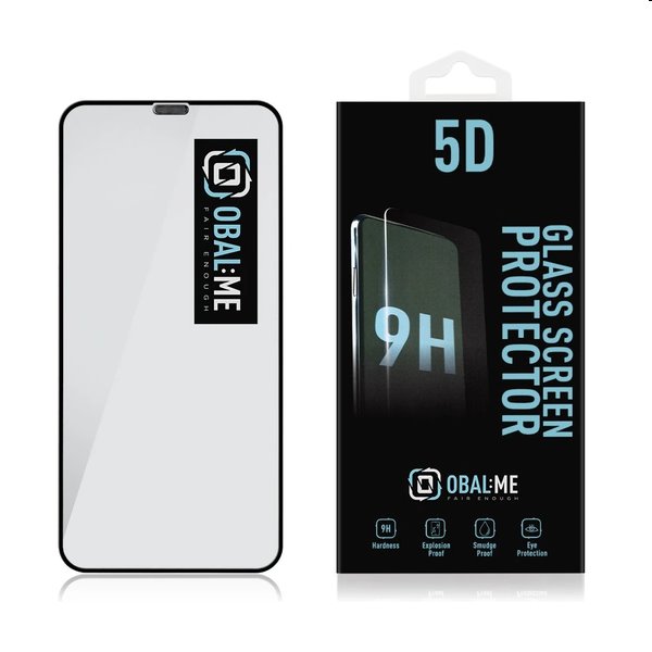 OBAL:ME 5D Edzett védőüveg Apple iPhone 11 Pro/ XS/X számára, fekete OBAL:ME 5D Edzett védőüveg Apple iPhone 11 Pro/ XS/X számára, fekete