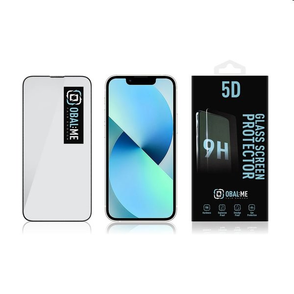 OBAL:ME 5D Edzett védőüveg Apple iPhone 13 mini számára, fekete OBAL:ME 5D Edzett védőüveg Apple iPhone 13 mini számára, fekete