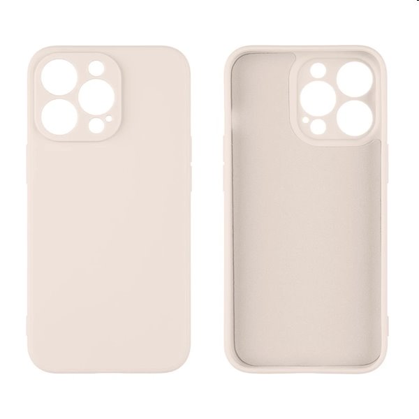 OBAL:ME Matte TPU tok Apple iPhone 13 Pro számára, bézs OBAL:ME Matte TPU tok Apple iPhone 13 Pro számára, bézs
