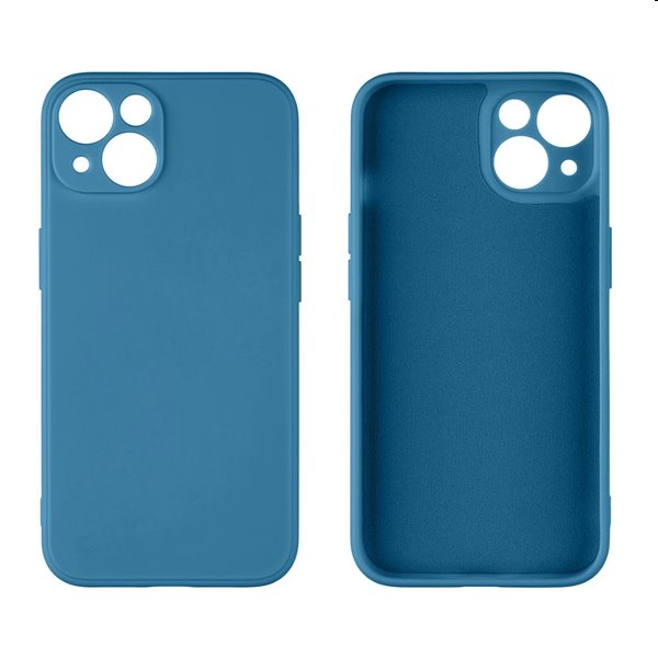 OBAL:ME Matte TPU tok Apple iPhone 15 számára, dark kék OBAL:ME Matte TPU tok Apple iPhone 15 számára, dark kék