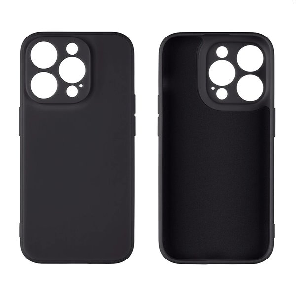 OBAL:ME Matte TPU tok Apple iPhone 15 Pro Max számára, fekete OBAL:ME Matte TPU tok Apple iPhone 15 Pro Max számára, fekete