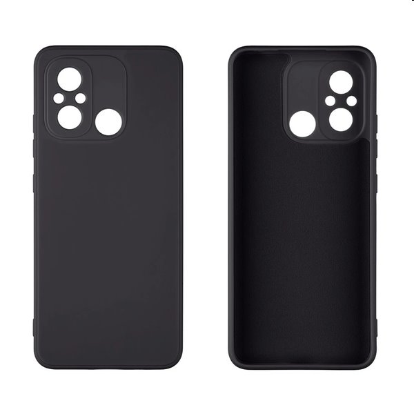OBAL:ME Matte TPU tok Xiaomi Redmi 12C számára, fekete OBAL:ME Matte TPU tok Xiaomi Redmi 12C számára, fekete