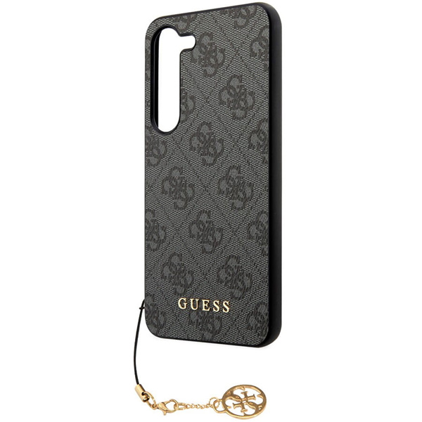 Guess 4G Charms tok Samsung Galaxy S24 számára, szürke Guess 4G Charms tok Samsung Galaxy S24 számára, szürke