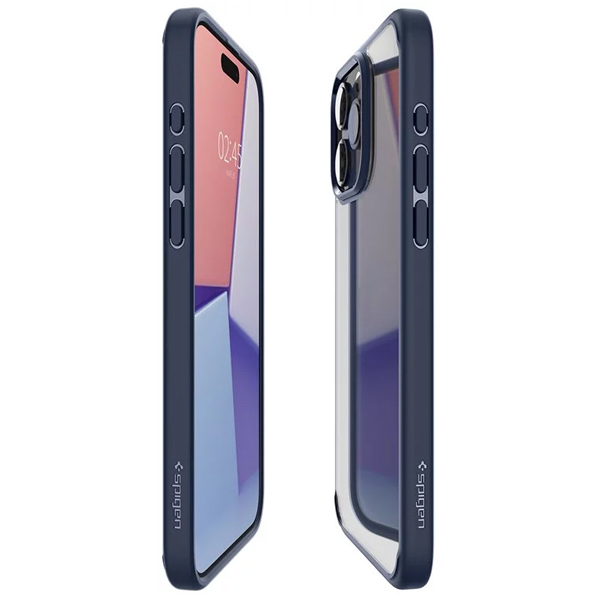 Spigen Ultra Hybrid tok Apple iPhone 15 Pro számára, kék
