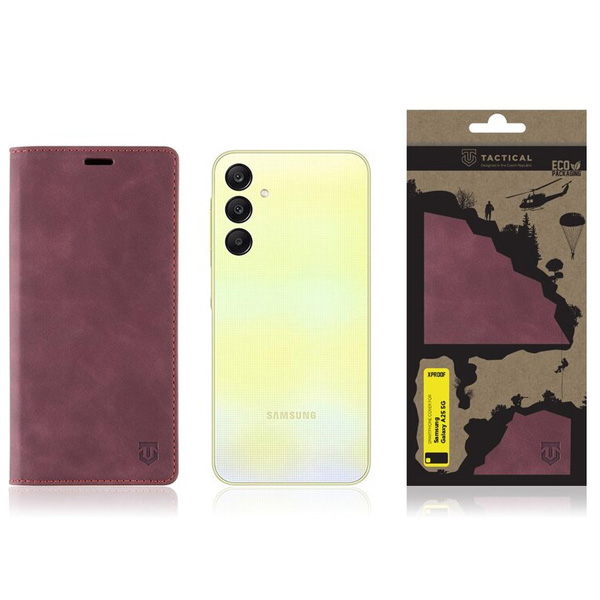 Tactical Xproof tok Samsung Galaxy A25 5G számára, piros Tactical Xproof tok Samsung Galaxy A25 5G számára, piros