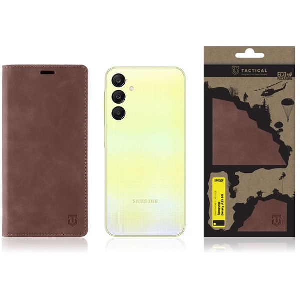 Tactical Xproof tok Samsung Galaxy A25 5G számára, barna Tactical Xproof tok Samsung Galaxy A25 5G számára, barna
