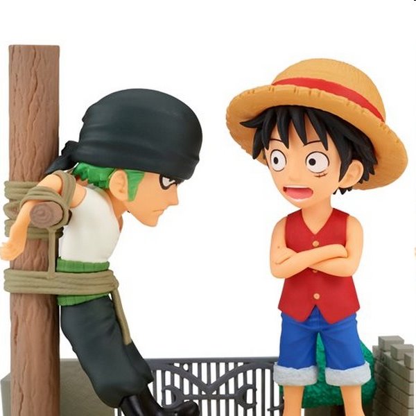 Szobor Log Stories: Luffy & Zoro (One Piece)