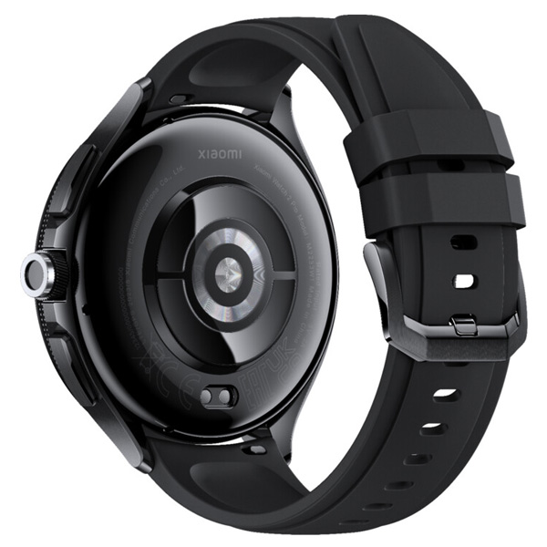 Xiaomi Watch 2 Pro - 4G LTE fekete Case fekete Fluororubber szíj, fekete