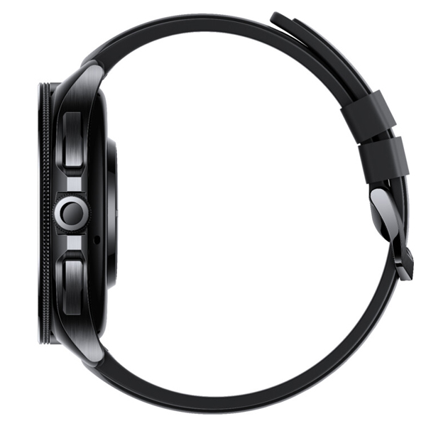 Xiaomi Watch 2 Pro - 4G LTE fekete Case fekete Fluororubber szíj, fekete