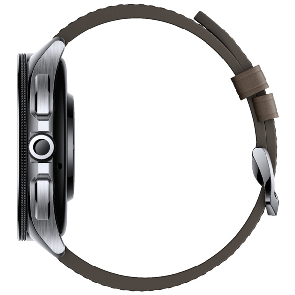 Xiaomi Watch 2 Pro - 4G LTE ezüst Case Barna Leather szíj, barna