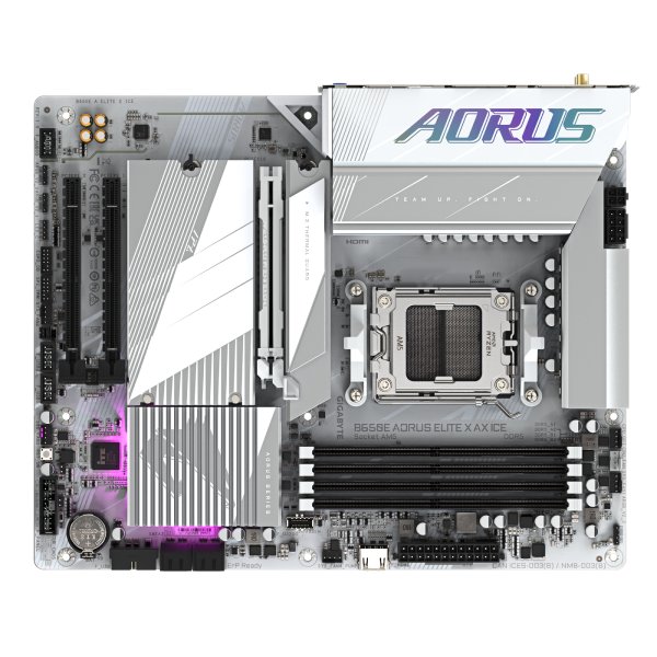Gigabyte AORUS B650E ELITE X ICE alaplap, AMD B650, AM5, 4xDDR5, ATX