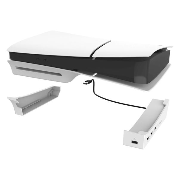 iPega P5S008 Horizontális állvány USB HUB  PS5 Slim/PS5 Pro, White iPega P5S008 Horizontális állvány USB HUB  PS5 Slim/PS5 Pro, White