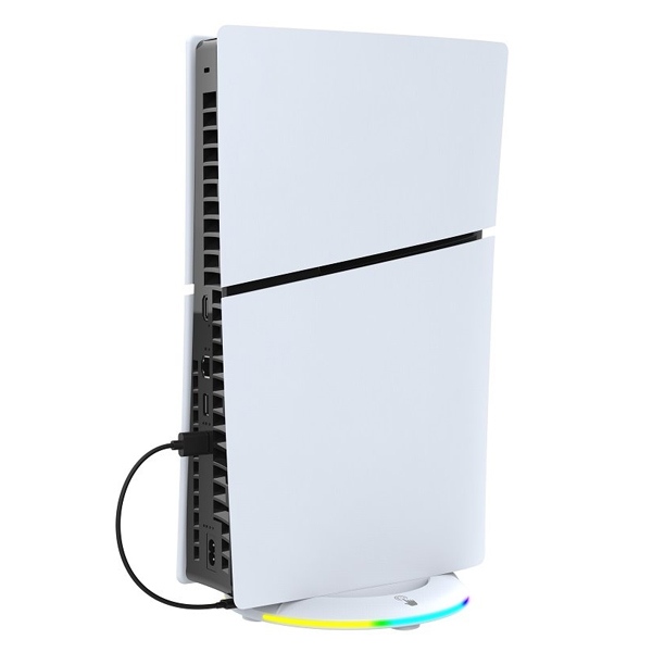 iPega P5S025S Vertikális állvány RGB-vel PS5 Slim számára, fehér