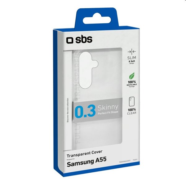 SBS Skinny tok Samsung Galaxy A55 5G számára, átlátszó