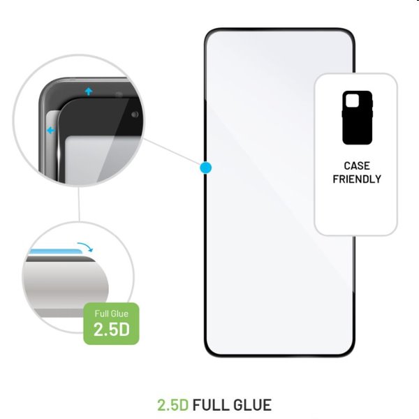 FIXED Full-Cover védőüveg Motorola Moto G34 5G számára, fekete FIXED Full-Cover védőüveg Motorola Moto G34 5G számára, fekete