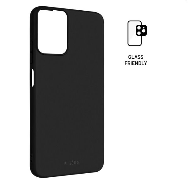 FIXED Story Gumírozott hátlapi tok Motorola Moto G04/G24 számára, fekete FIXED Story Gumírozott hátlapi tok Motorola Moto G04/G24 számára, fekete