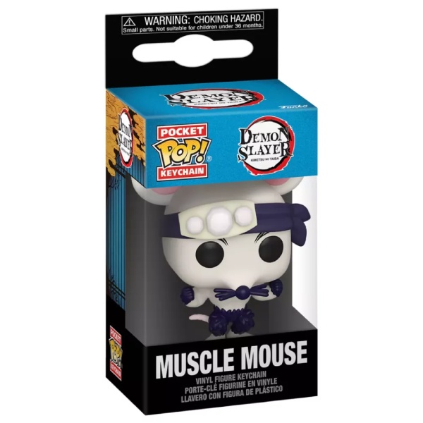 Funko POP! Kulcstartó Muscle Mouse (Demon Slayer)