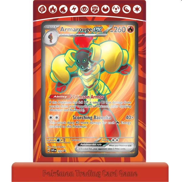Kártyajáték Pokémon TCG: Armarouge ex Premium (Pokémon) Kártyajáték Pokémon TCG: Armarouge ex Premium (Pokémon)