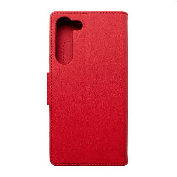 MobilNET naptártok Samsung Galaxy S23 számára, piros MobilNET naptártok Samsung Galaxy S23 számára, piros