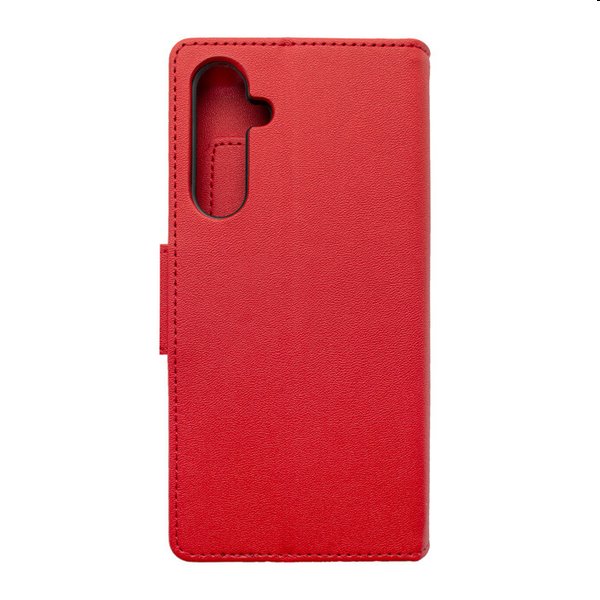 MobilNET naptártok Samsung Galaxy S23 FE számára, piros MobilNET naptártok Samsung Galaxy S23 FE számára, piros