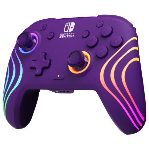 PDP Afterglow Wave vezeték nélküli vezérlő Nintendo Switch számára, lila PDP Afterglow Wave vezeték nélküli vezérlő Nintendo Switch számára, lila