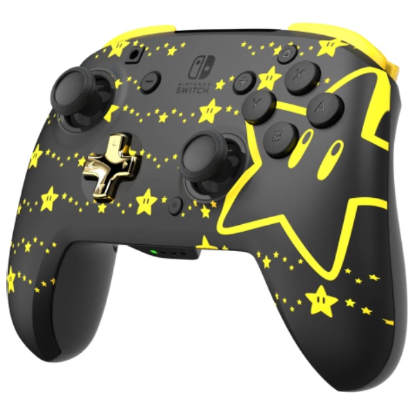 PDP Rematch GLOW vezeték nélküli vezérlő Nintendo Switch számára, Super Stars, Glow in the Dark PDP Rematch GLOW vezeték nélküli vezérlő Nintendo Switch számára, Super Stars, Glow in the Dark