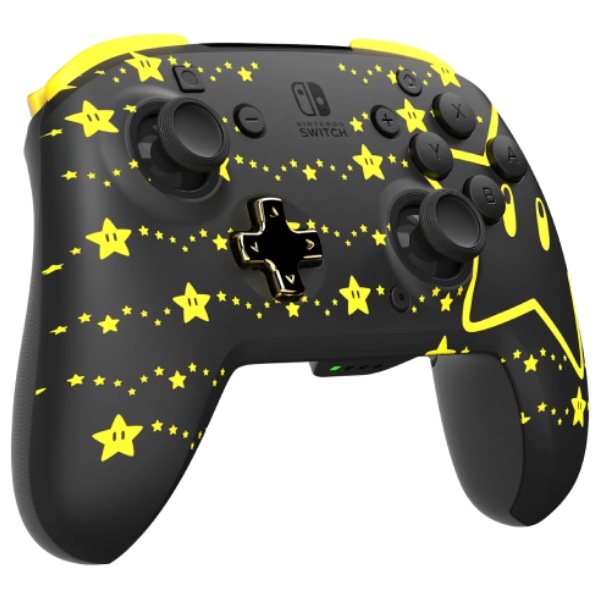 PDP Rematch GLOW vezeték nélküli vezérlő Nintendo Switch számára, Super Stars, Glow in the Dark PDP Rematch GLOW vezeték nélküli vezérlő Nintendo Switch számára, Super Stars, Glow in the Dark