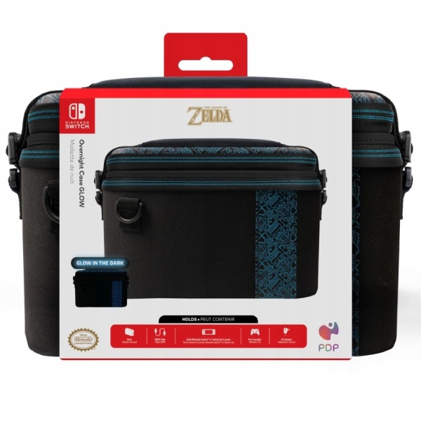 PDP Pull-N-Go tok Nintendo Switch számára Sheikah Shoot, Glow in the Dark PDP Pull-N-Go tok Nintendo Switch számára Sheikah Shoot, Glow in the Dark