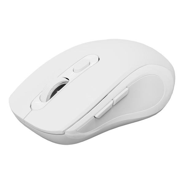 Vezeték nélküli egér C-Tech WLM-12, duálny mód, BT5.0, USB, 1600 DPI, fehér Vezeték nélküli egér C-Tech WLM-12, duálny mód, BT5.0, USB, 1600 DPI, fehér