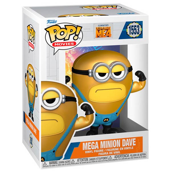 POP! Movies: Mega Minion Dave (Despicable Me 4) POP! Movies: Mega Minion Dave (Despicable Me 4)
